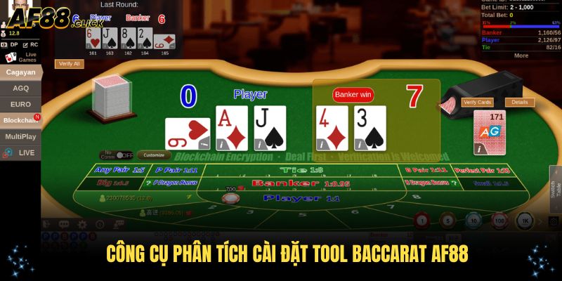 Công cụ phân tích cài đặt tool baccarat AF88 hiệu quả